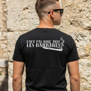 T-shirt noir Albert Spaggiari